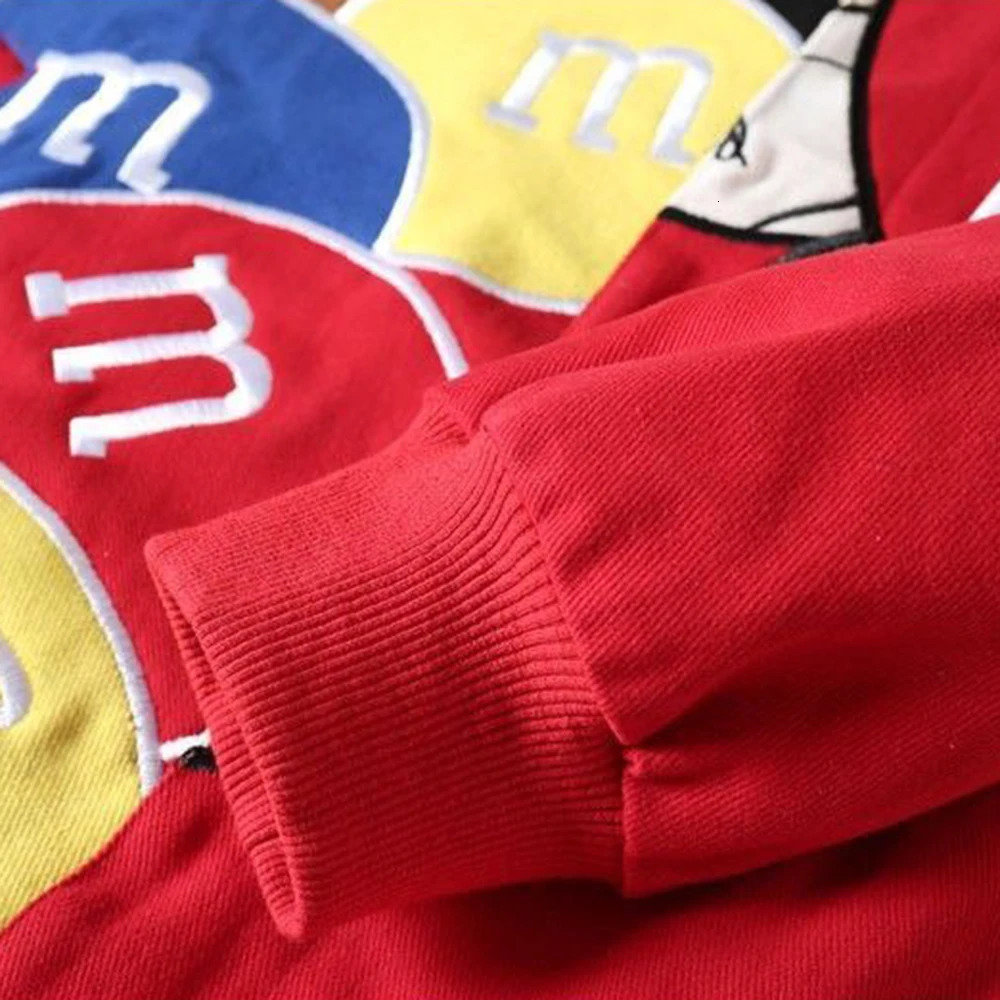 Autumn And Winter American Trendy Couple Wear Hip-Hop Embroidered Jacket Loose Stand-Up Collar Baseball Uniform Casual Jacket 240429