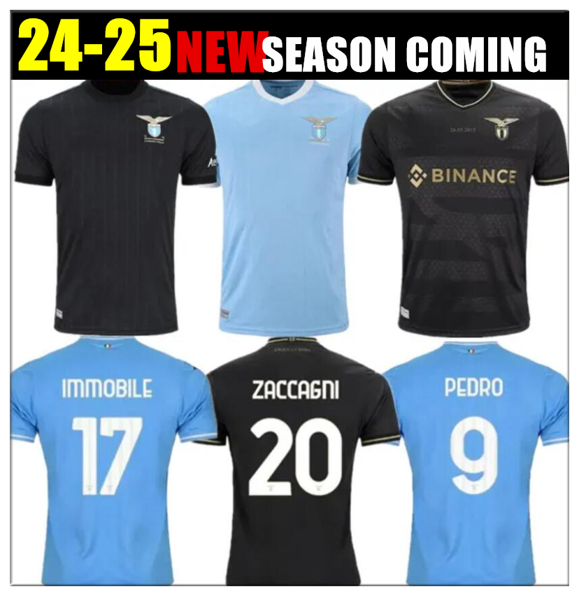 2024 2025 Lazio 50th soccer Jerseys maglie 24 25 IMMOBILE LUIS BASTOS SERGEJ BADELJ LUCAS J.CORREA ZACCAGNI MARUSIC men kids kit football shirt 10th Anniversary