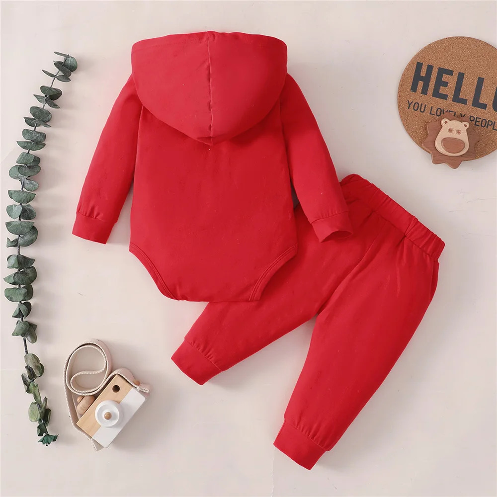 0-24 Months born Baby Boy Clothing Toddler Boy Clothes Long Sleeve Hooded Tops Pants Clothing Sets Baby Spring Infants Outfit 240512