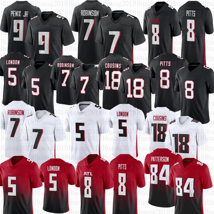 Michael Penix Jr Kirk Cousins Bijan Robinson Football Jerseys Drake London Younghoe Koo Darnell Mooney AJ Terrell Michael Vick Tyler Allgeier Kyle Pitts