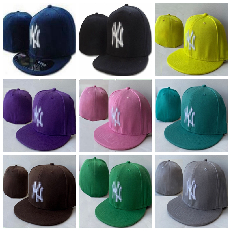 NYC letter Baseball caps summer style Bone Streetwear Gorras men women Hip Hop Full Closed Fitted Hats