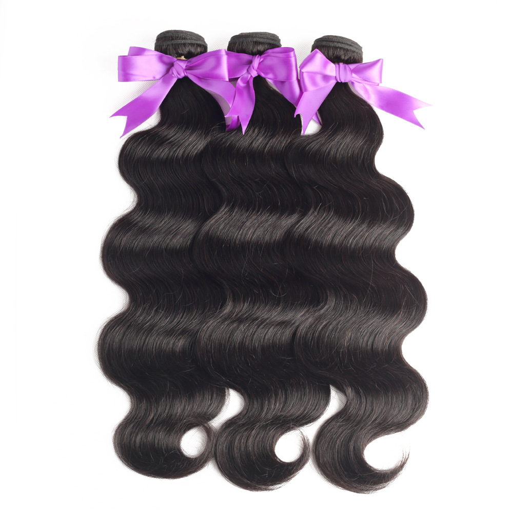 Real human hair Wefts hair styling hair extension body wave human hair weaves