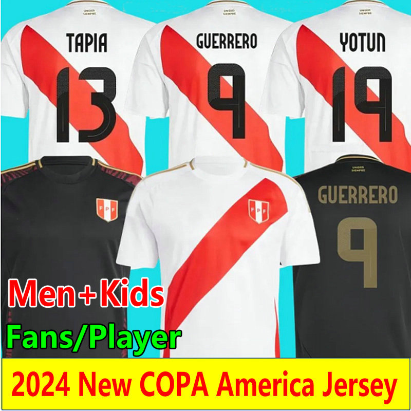 fans player 2024 Peru soccer jerseys 24 25 home away Peruana Cuevas football shirt PINEAU CARTAGENA maillots de futol camesitas de foot men kids uniforms size S-4XL