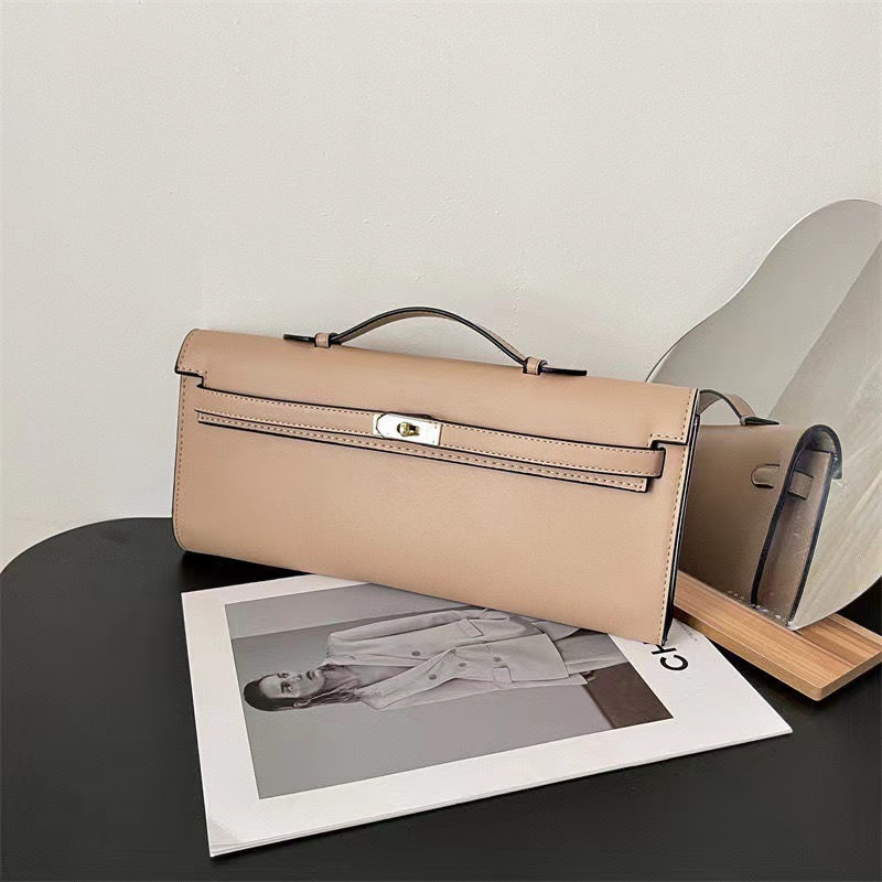 Large-capacity envelope bag clutch bag female 2024 new fashion clutch bag business document bag temperament simple femal bag