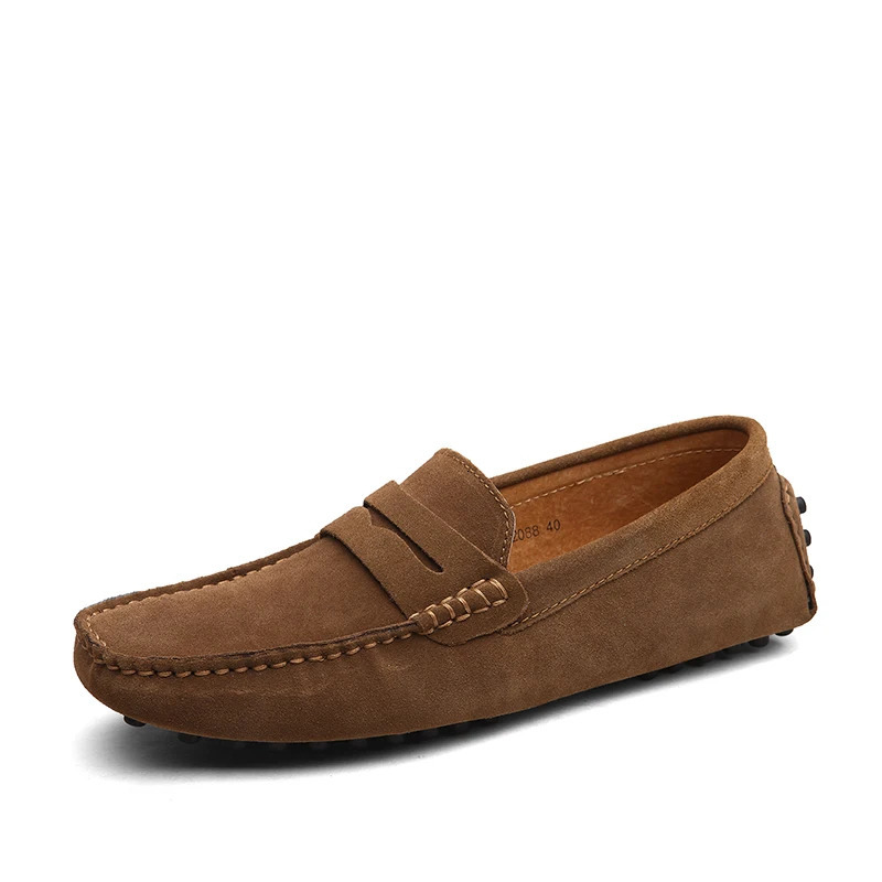 Men High Quality Leather Loafers Casual Shoes Moccasins Slip On Mens Flats Fashion Male Driving Size 3849 240509