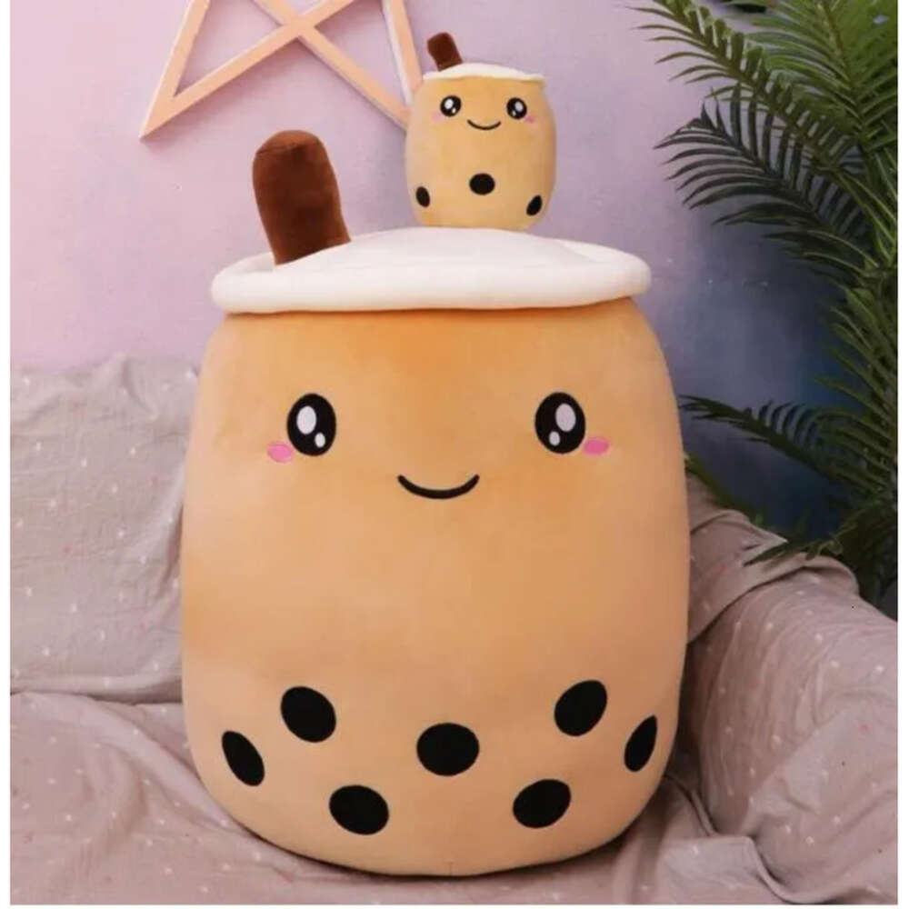 Pearl 24Cm Cup Shape Cute Stuffed Kawaii Peluch Bubble Cartoon Milk Tea Boba Plushie Plush Toy Cpa2741 Jn21