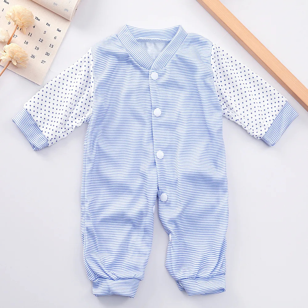 In Spring Summer born Girl Boy Clothes 0 To 3 Months Cartoon Cute Print Soft Tops Jumpsuit Baby Items 8Piece Sets BC300 240512