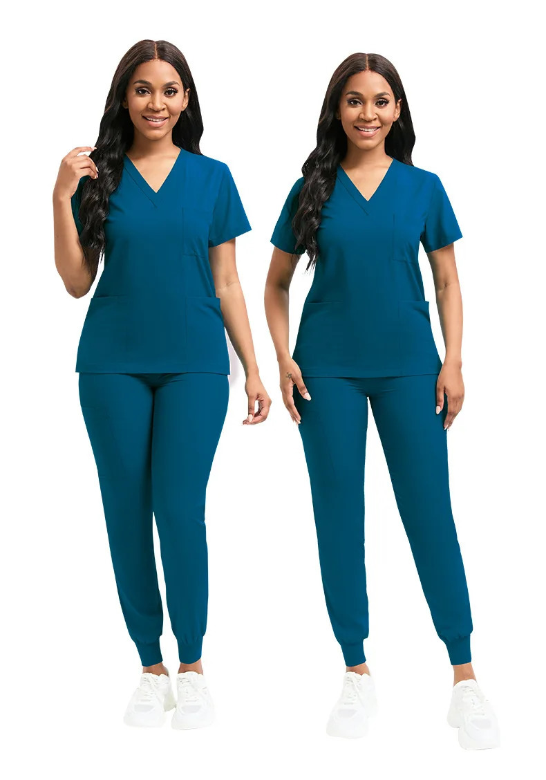Hospital Clothing Uniforms Women Scrubs Sets Doctors Nurses Accessories Dental Clinic Beauty Salon Workwear Set 240420