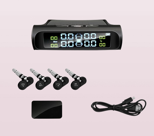 Diagnostic Tools Smart Car TPMS Tyre Pressure Monitoring System Solar Power Digital LCD Display Auto Security Alarm Systems Tyres