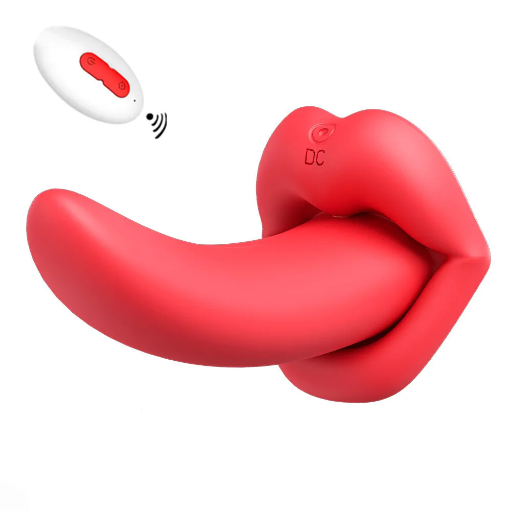 Remote Control Vibrator for Women Panties Tongue Licking Oral Clitoris Stimulator G Spot Massager Female Adult Goods Sex Toys 240511