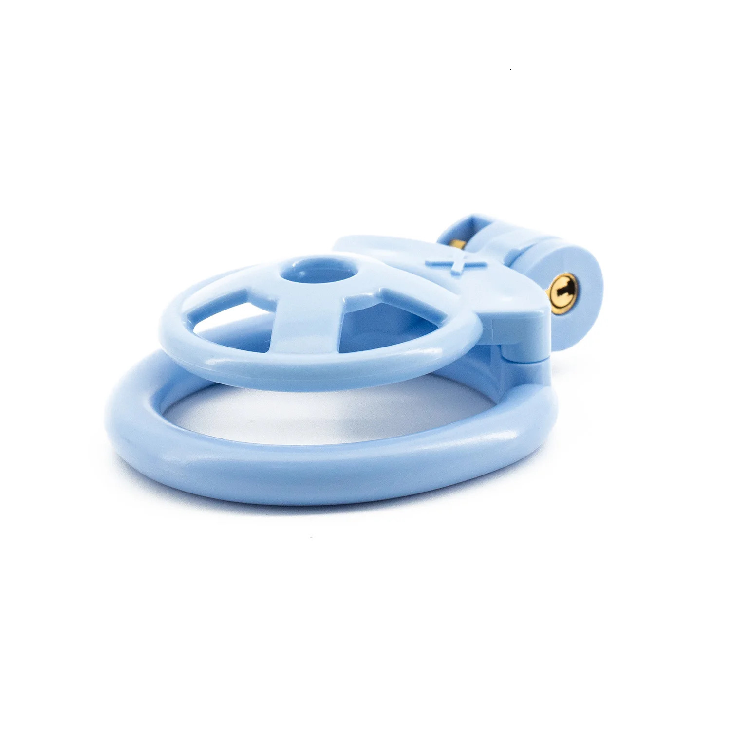 plastic flat male chastity devices cock cage chastity ring sex toys for men 240511