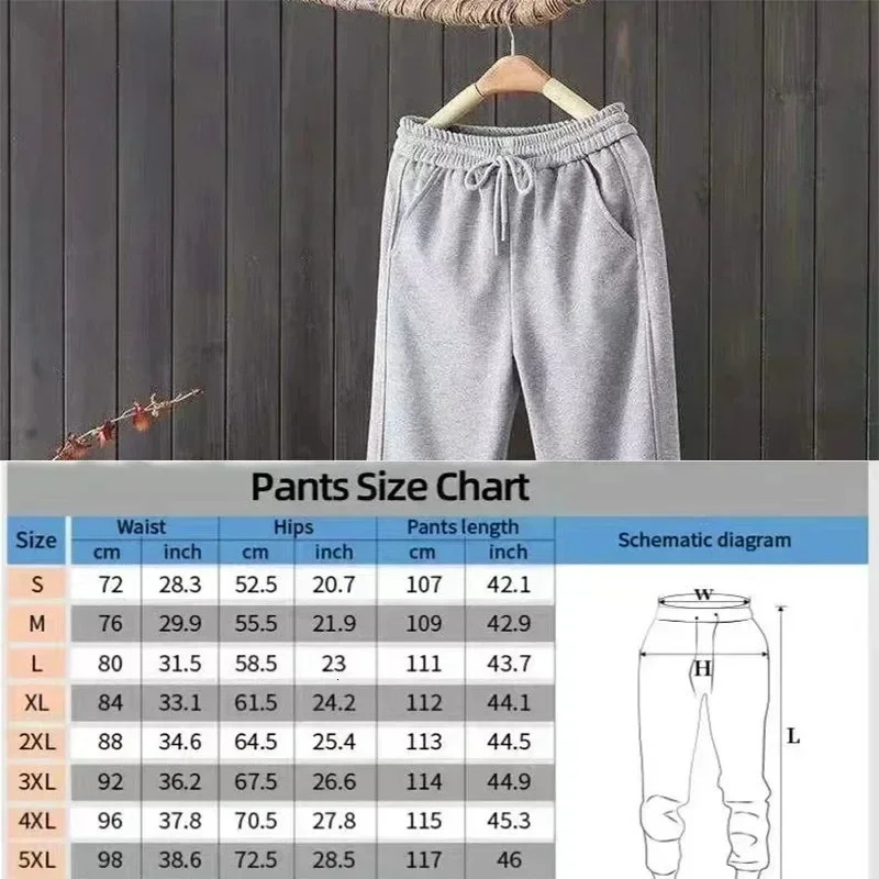 Men's Pants Jogger Mens Sweatpants American Style Mens Clothing Gym Sports Fitness Cotton Casual Pants Printed Mid Waist Drawstring Pants 240513