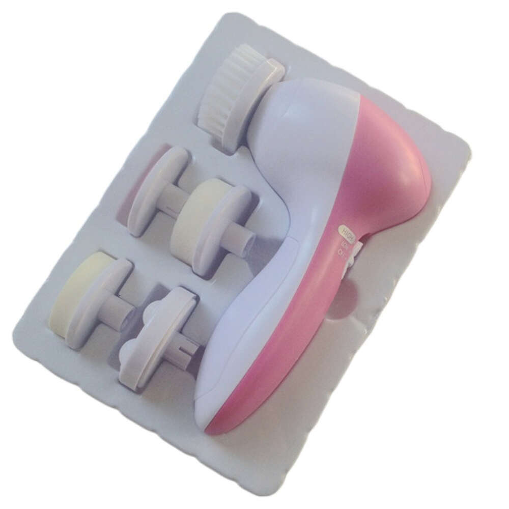 Battery Rotating Facial Cleansing Brush Waterproof Face Cleanser Machine Massage Skin Care Tools Cepillo De Limpieza Facial Giratorio A Bateria Wholes