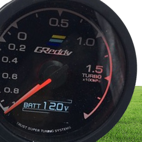 2025 new 62mm 25 Inch 7 Color in 1 Racing GReddy Multi DA LCD Digital Display Turbo Boost Auto Gauge Sensor1697235 Free shipping