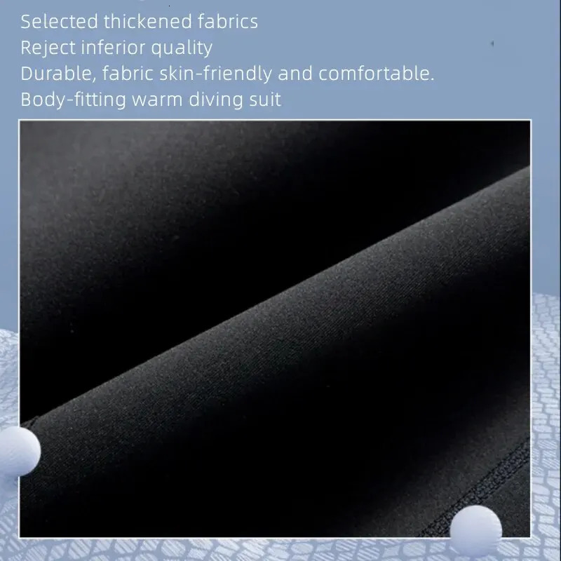 Diving suit mens cold and warm surfing suit breathable integrated thin long sleeved mens wet clothes 240429bj