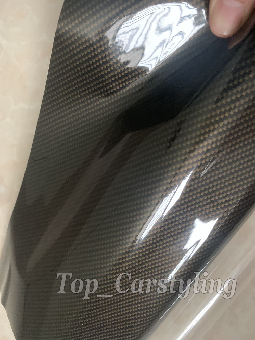 HD Ceramic Carbon Vinyl Wrap Covering Film Various style With Air Release Initial Low Tack Glue Self Adhesive Foil 1.52x18m 5X59ft With PET Liner