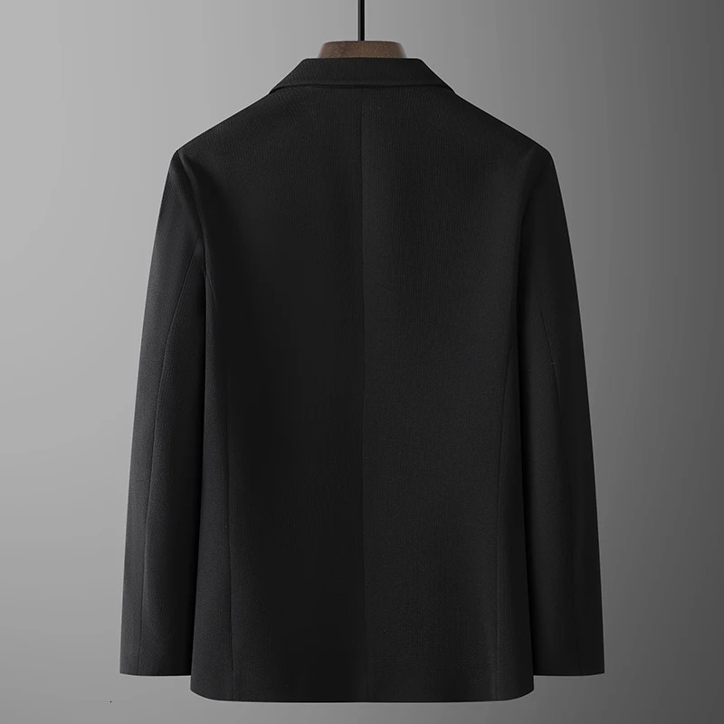 Spring Autumn Large Size Highquality Mens Casual Suit Loose Middleaged Fat Business Ironing Single West Coat Thin 240430