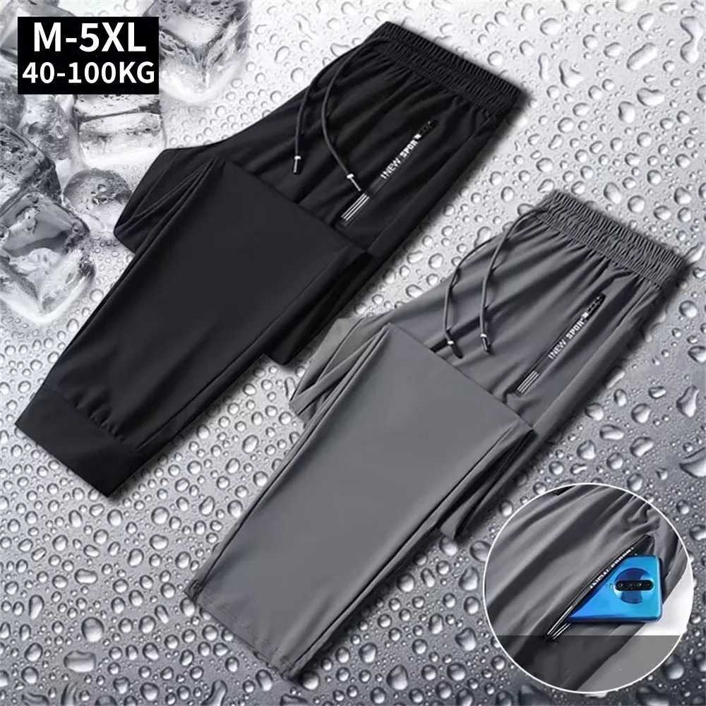Men's Pants Men Casual Pants Fitness Sportswear Tracksuit Bottoms Skinny Sweatpants Cotton Trousers Gyms Jogger Track Pants Mens Joggers 5XL Y240