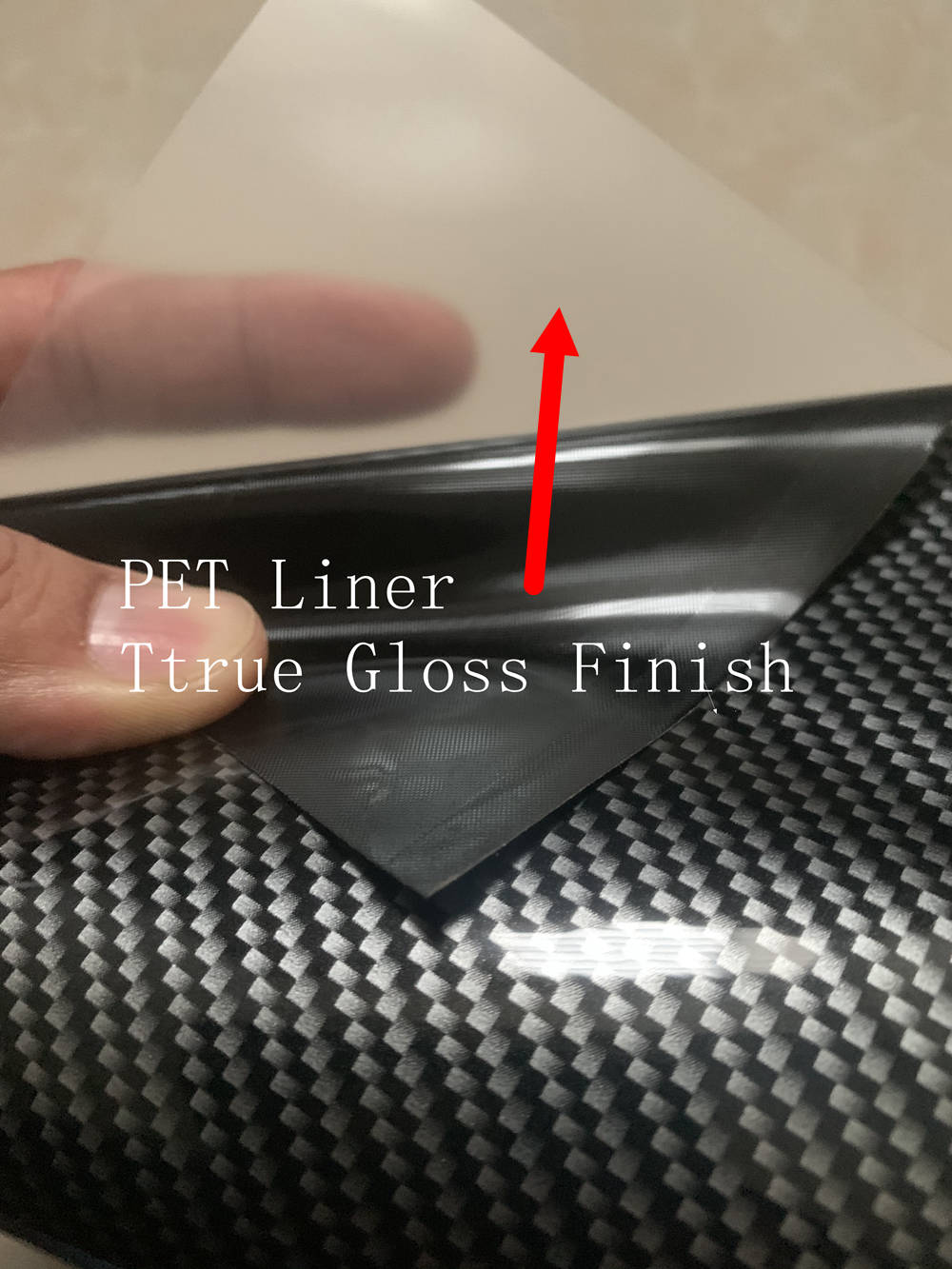 HD Ceramic Carbon Vinyl Wrap Covering Film Various style With Air Release Initial Low Tack Glue Self Adhesive Foil 1.52x18m 5X59ft With PET Liner