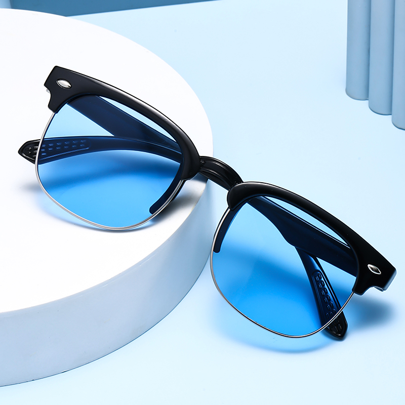 Classic Rivet Kids Sunglasses Baby Cool Summer Goggles With Mirror Lenses For Boys And Girls 5 Colors Custom Logo Wholesale H260130