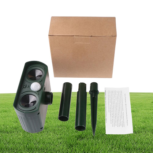 Household Pest Lemon Outdoor Solar Ultrasonic Animal Repeller Garden Cat Dog Fox Deer Mice Repellent Garden Pest Control Ro8821511