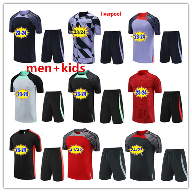 2023 2024 2025 football tracksuit jerseys kit 24 25 MEN KIDS SHORTS SLEEVES training suit soccer tracksuits survetement foot chandal futbol sportswear