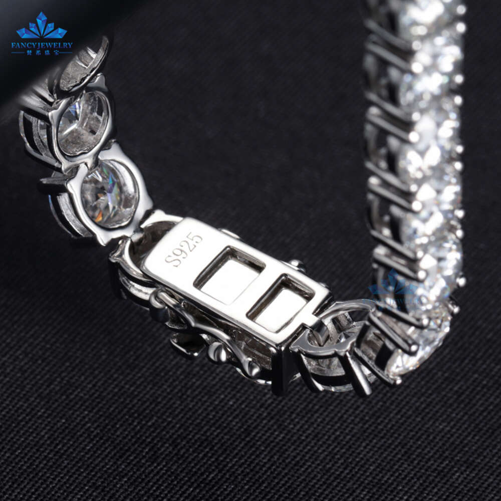 designer bracelet cuban k hip hop style gems chain unisex sterg sier iced out moissanite dia tennis bracelets necklace jewelry