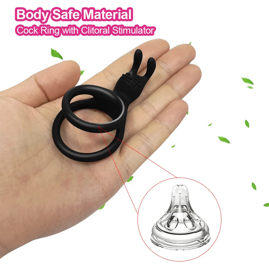 Silicone Cock Ring Penis Rings Delay Ejaculation Male Masturbator Clitoral Stimulation Sex Toys for Couples Adults Sex Product 240511