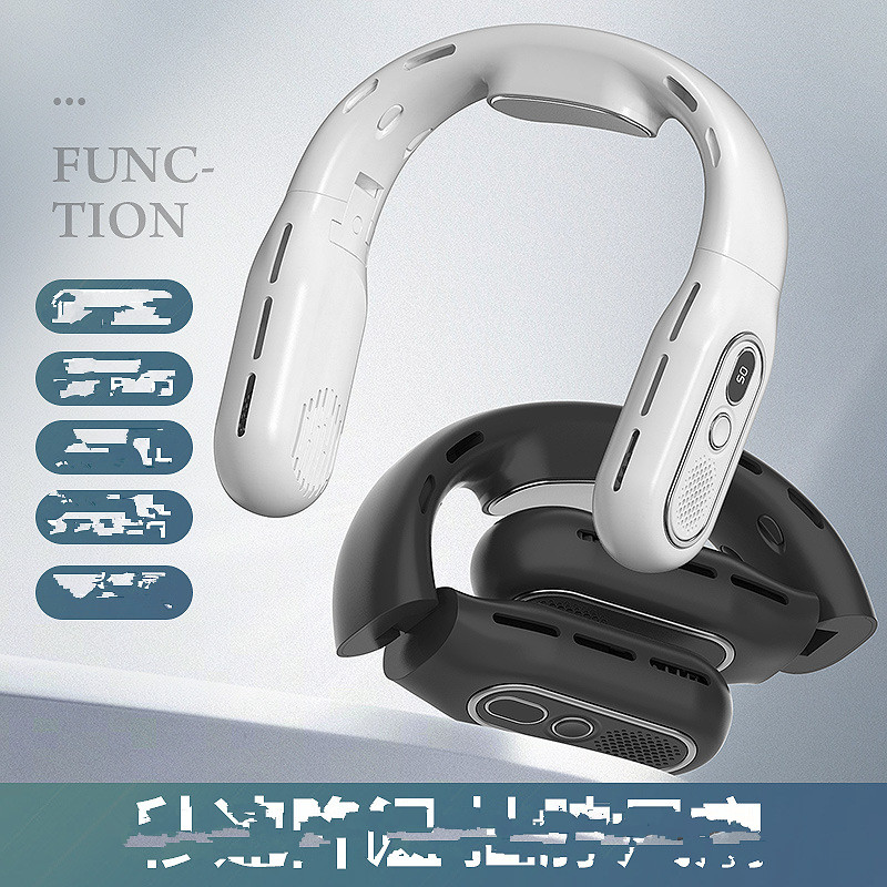 Hanging Neck Fan USB Rechargeable Foldable Long Endurance Stong Winds Fan Wearable Queit lightly Fan Portable Air Cooler Conditioner For Home Outdoors