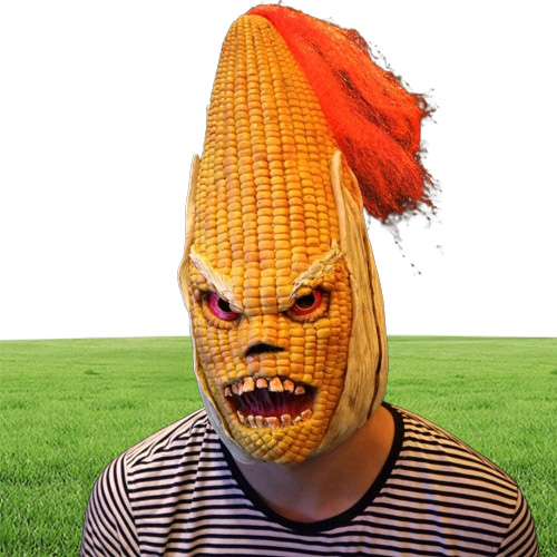 Corn Full Head Mask Scary Adult Realistic Laetx Party Mask Halloween Fancy Dress Party Masquerade Masks Cosplay Costume5650014