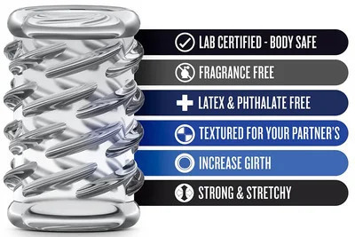 6 PCS Cock Ring Penis Sleeve Penis Enlargement Granule Clitoris Stimulate Delay Ejaculation Anal Plug Sex Toys For Men Sex Shop 240511