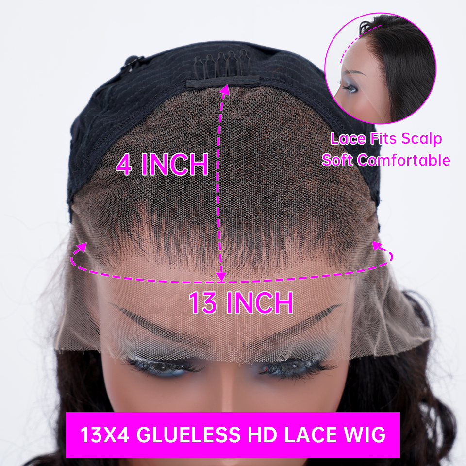 Curly Lace Front Human Hair Wigs for Black Women Pre Plucked Brazilian Hair 13x4 Deep Wave Frontal Wig 13x6 Hd Lace Wig