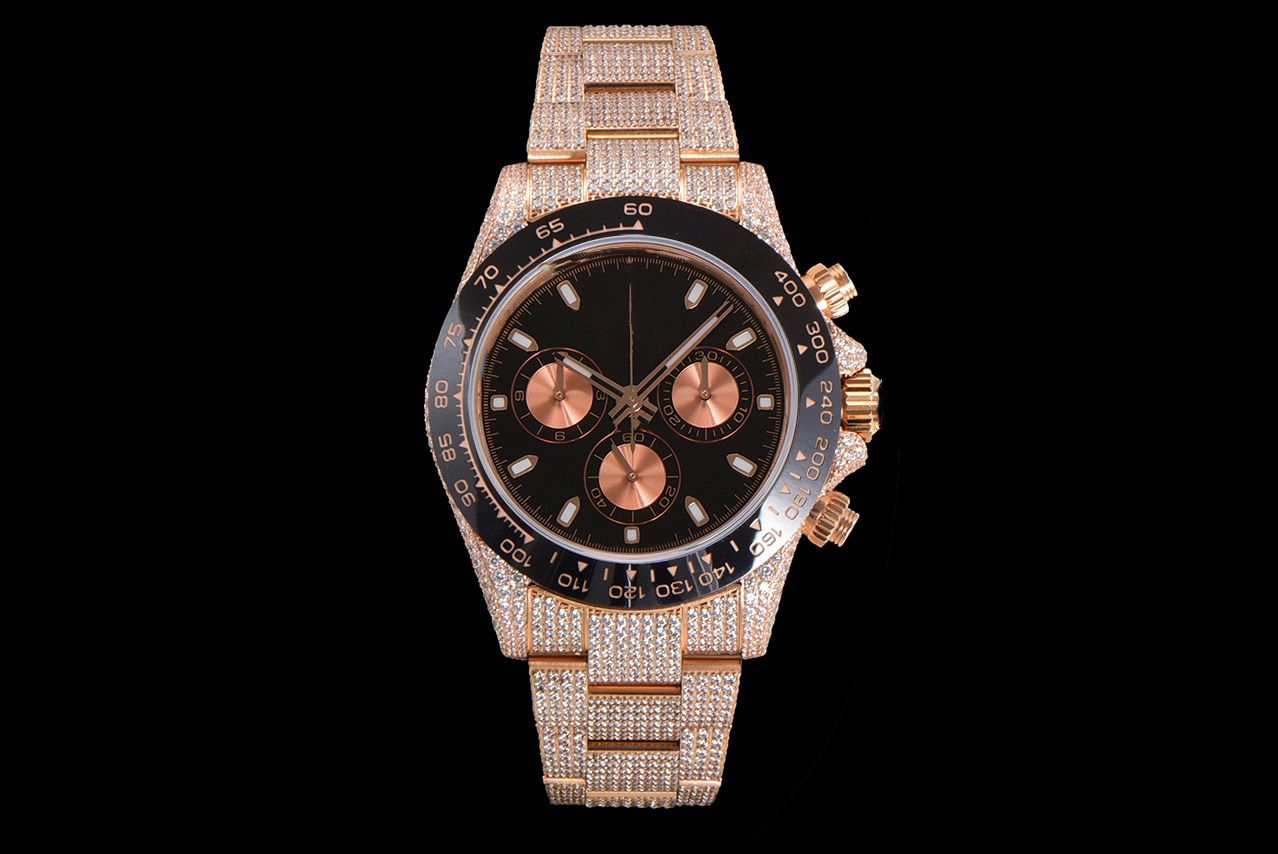 Cosmic Chronograph Watch Mantianxing 40 Série 1-904 ACTEUR DE PRÉCISION AVEC LA RECHERCHE DIAMENT