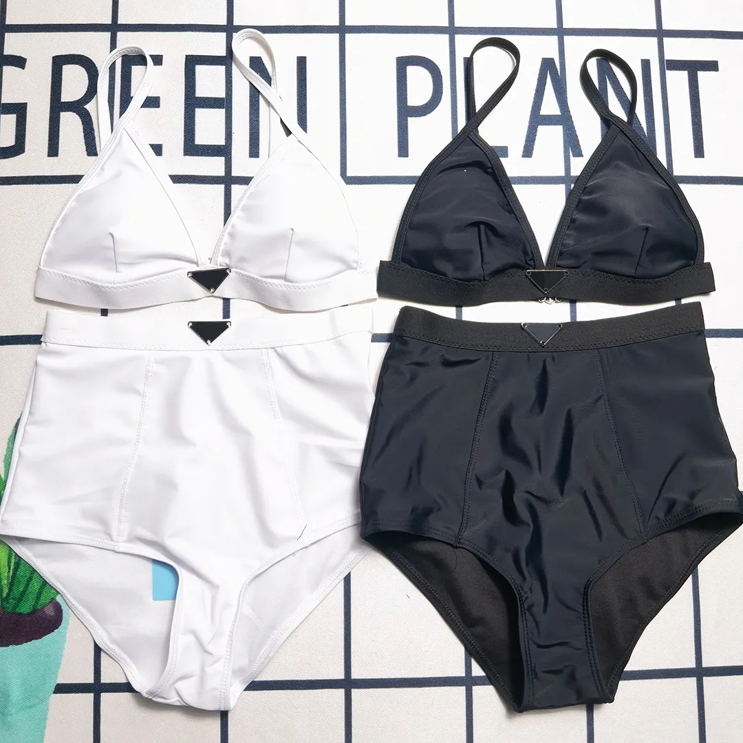 Designers Swim Suit Swimwear Luxury Bikini Set Swimsuit Women Letter Set Logo Bikini Solid Color Black And White High Waisted One Piece Swimsuit