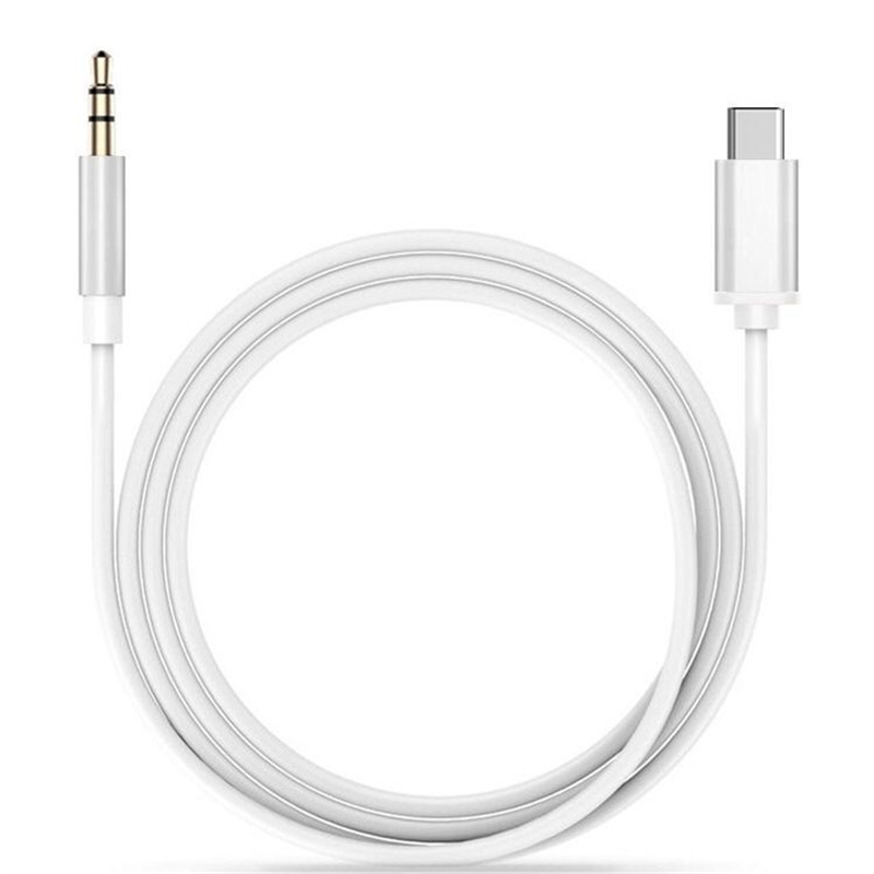 1m 3 feet Type-C USB-C To 3.5mm Male Audio Jack AUX Cable Adaptor Wire Line for iPhone 15 16 14 13 12 11 Xioami Accessories Car Speaker Converter