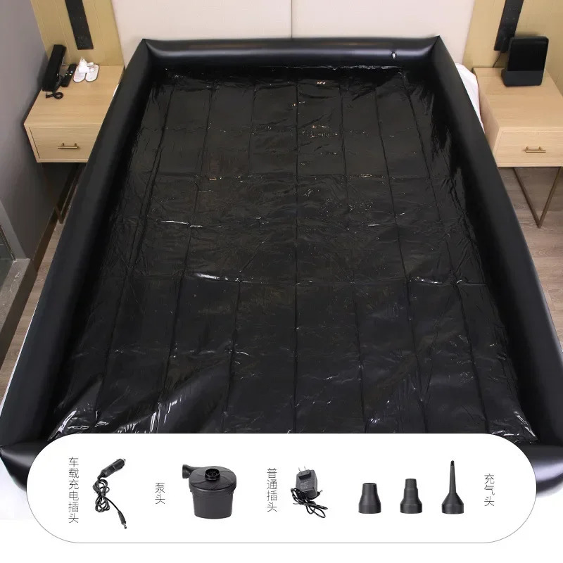 Bdsm Inflatable Furniture Sexual Barrier Bed Waterproof Bed Sheets Sex Furniture Adult Games Sex Toys for Couples Women Men 240511