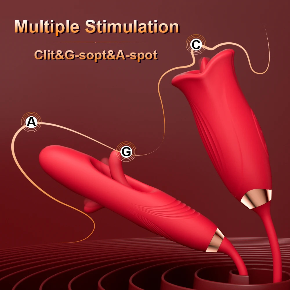 Adult Product Vibrator Tongue Licking Sex Toy for Women G-spot Vagina Clit Sucker Blowjob Oral Clitoris Stimulator Nipple Orgasm 240511