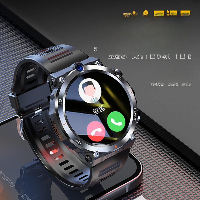 Adult smartwatch round screen card insertion phone watch NFC access control photo payment WeChat smartwatch