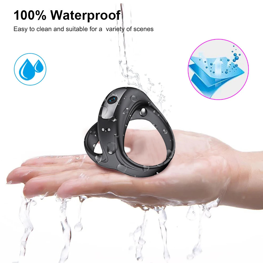 Vibrator Cockring Penis Cock Ring on for Man Delay Ejaculation Sex Toys for Men Couple Rings Penisring Toys for Adults 18 240511