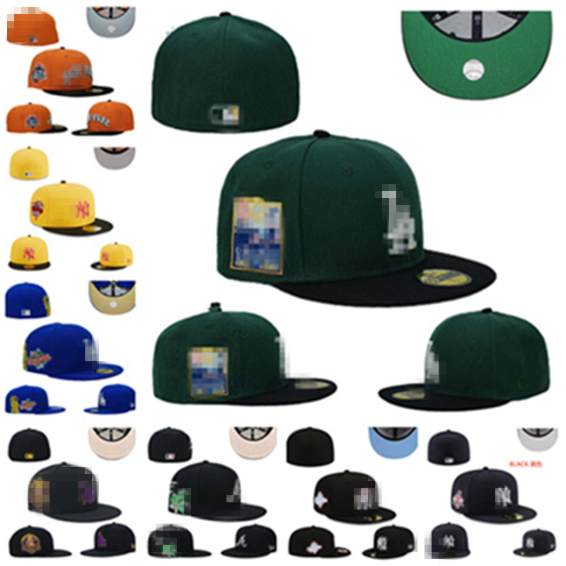 Fitted hats Snapbacks hat Adjustable baskball Caps All Team unisex Cotton Peak For Unisex style Full Closed Fitted Caps Casual Size 7-8