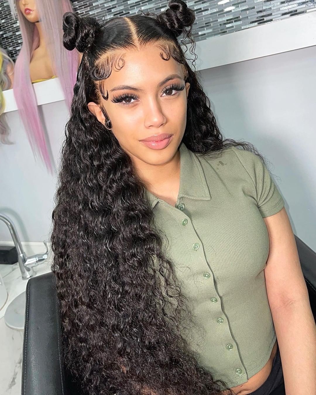 40 Inch Curly 13x4 Front 220%density Brazilian Wigs for Women Deep Wave 13x6 HD Lace Frontal Wig Human Hair Pre Plucked wholesale