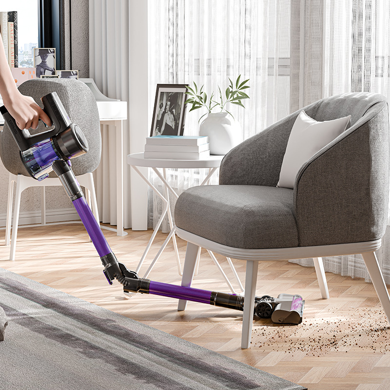 V8 wireless vacuum cleaner handheld household integrated folding Vacuum cleaner dry and wet dual purpose dust collector suitable for hard carpets pet 