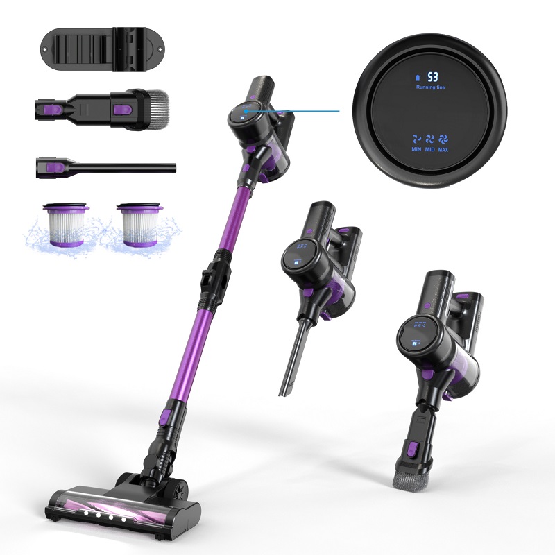 V8 wireless vacuum cleaner handheld household integrated folding Vacuum cleaner dry and wet dual purpose dust collector suitable for hard carpets pet 