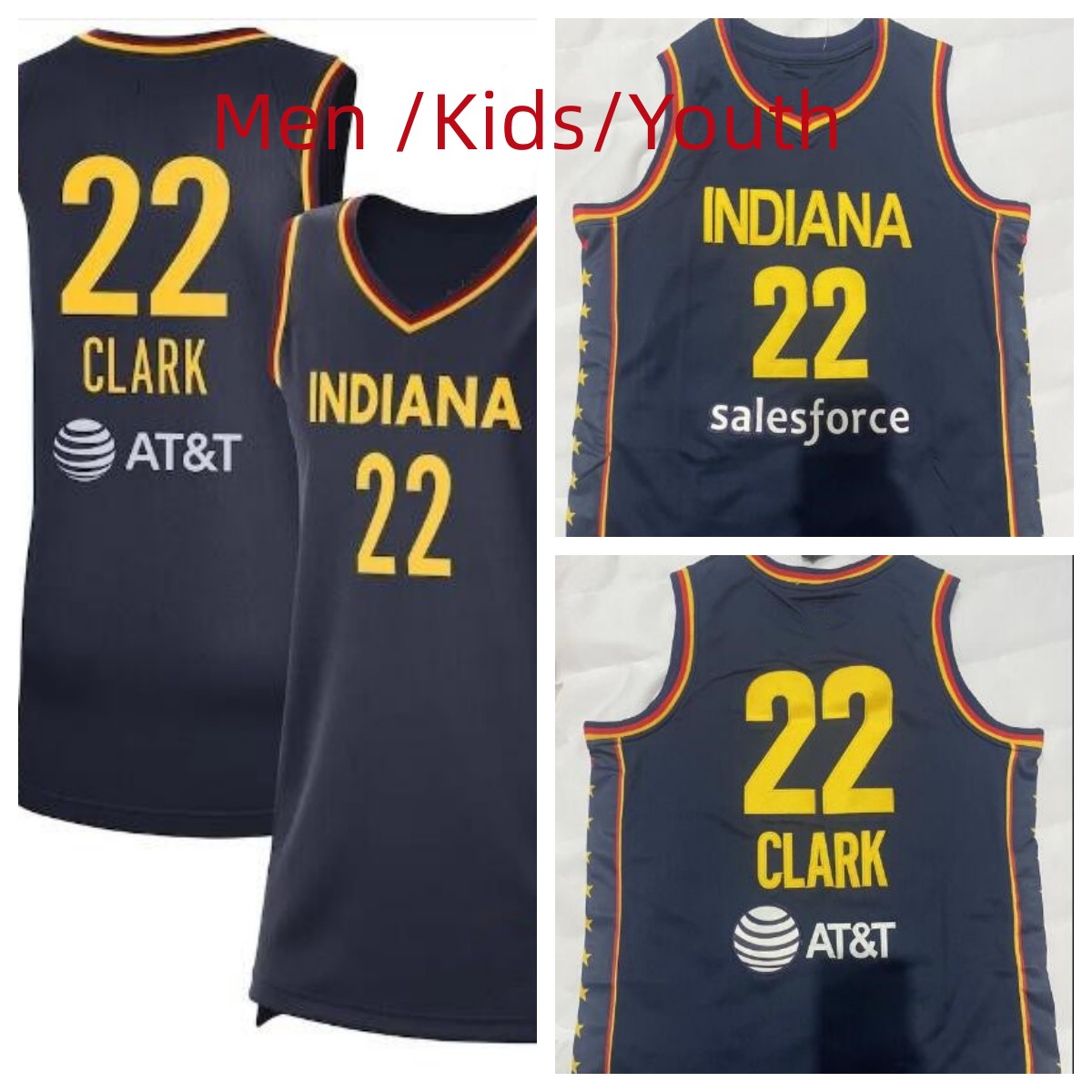Youth Kids Mens 2024 22 Caitlin Clark Jersey Indiana Nay Blue Fever Jersey Red Iowa Hawkeyes Jerseys NCAA Shirts New Stitched