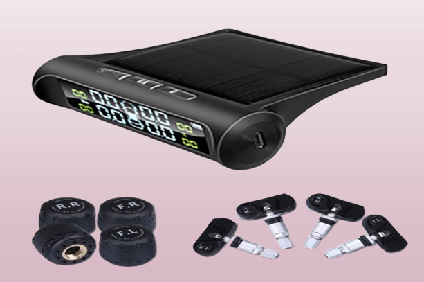 Diagnostic Tools Smart Car TPMS Tyre Pressure Monitoring System Solar Power Digital LCD Display Auto Security Alarm Systems Tyres