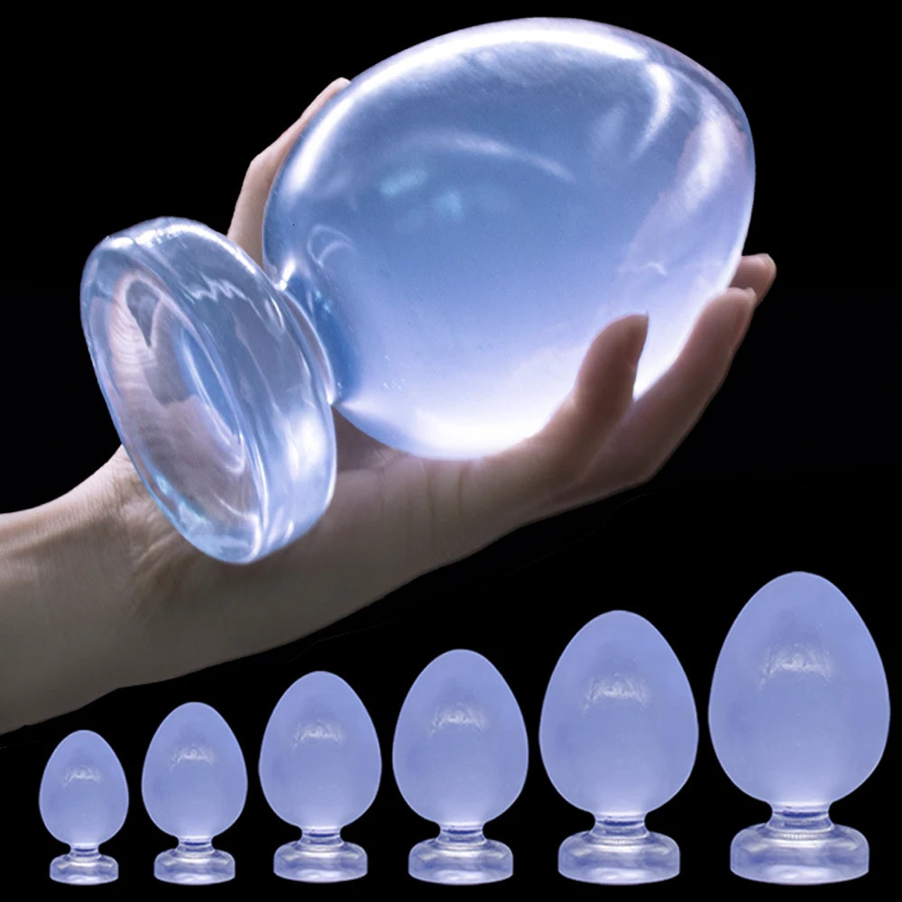 6 Sizes Large Beads Anal Plug Gode Huge Butt Plug Anus Dilator Anal Expansion Vaginal Masturbator Aldult Sex Toys For Women Men 240511