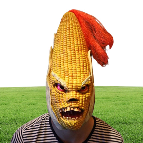 Corn Full Head Mask Scary Adult Realistic Laetx Party Mask Halloween Fancy Dress Party Masquerade Masks Cosplay Costume5650014