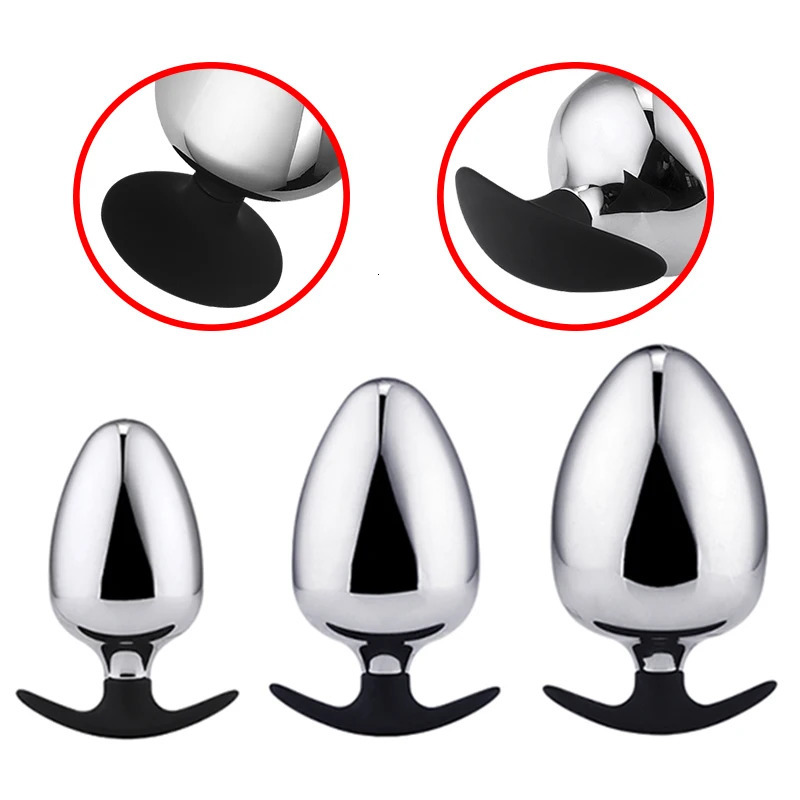 Extra Big Diameter Dilatador Anal Expander Metal Buttplug Adult Sex Toys Masturbator Large Anal Plug G Spot Butt Plugs for Women 240511