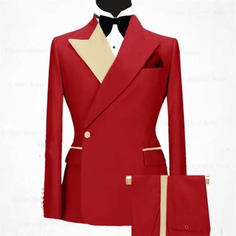 mens dress wedding party bridegroom man tuxedo performance suit Jacketpants 240430