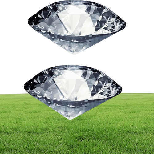 Wedding Arts and Crafts decoration 8cm crystal glass big diamond ring romantic proposal wedding props home ornaments party gifts S3175716